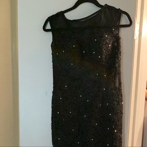 Beautiful black sheer gown